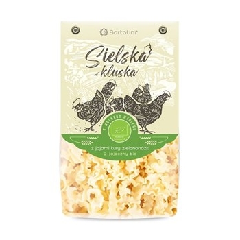 Makaron Semolinowy z Jajami Kury Zielononóżki Fala 250g Bartolini